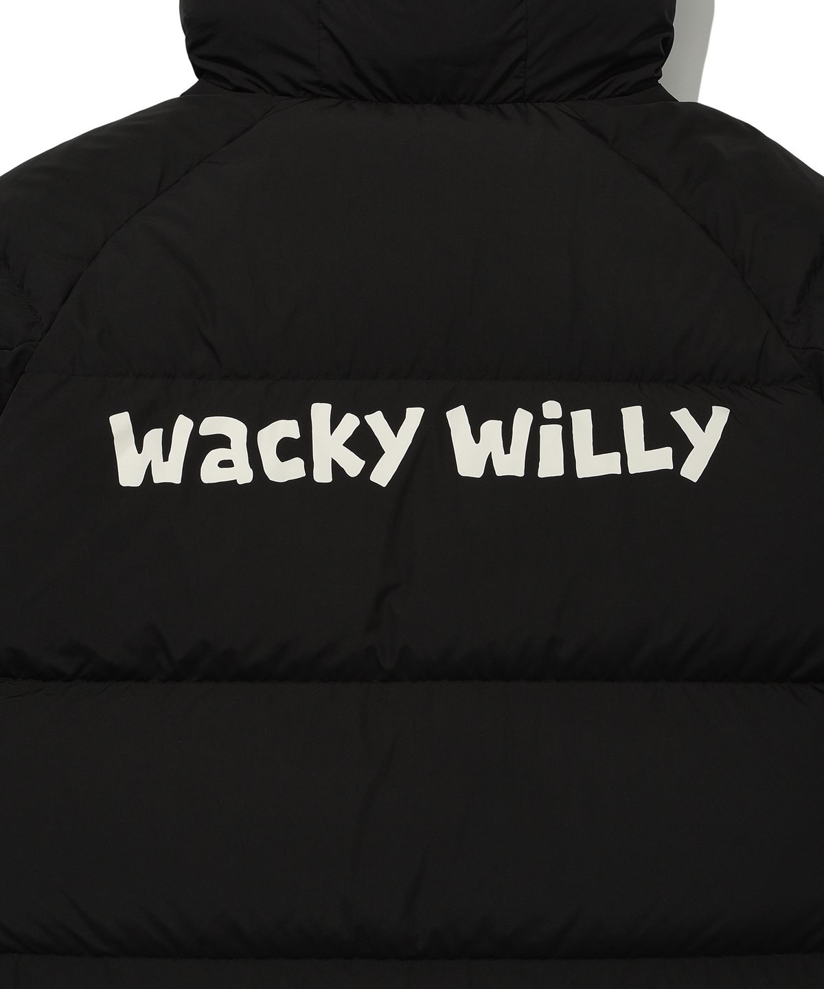 와키윌리(WACKY WILLY) [25FW] 롱 다운 점퍼 블랙