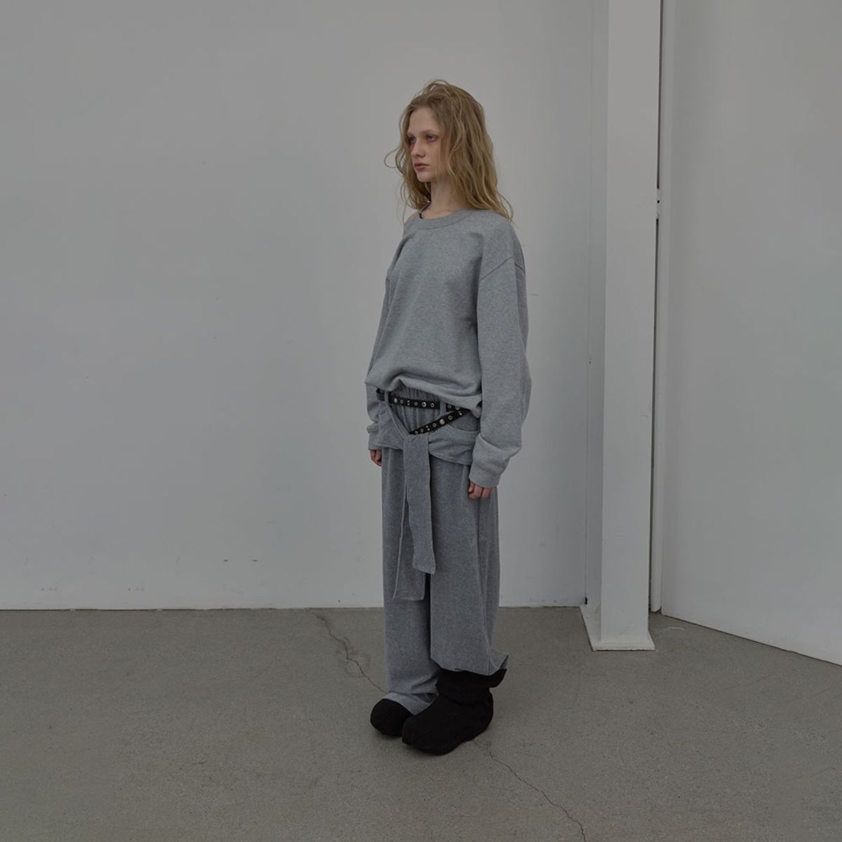 엘씨디씨티엠(LCDC™) HALTERNECK SWEATSHIRT (MELANGE GREY)