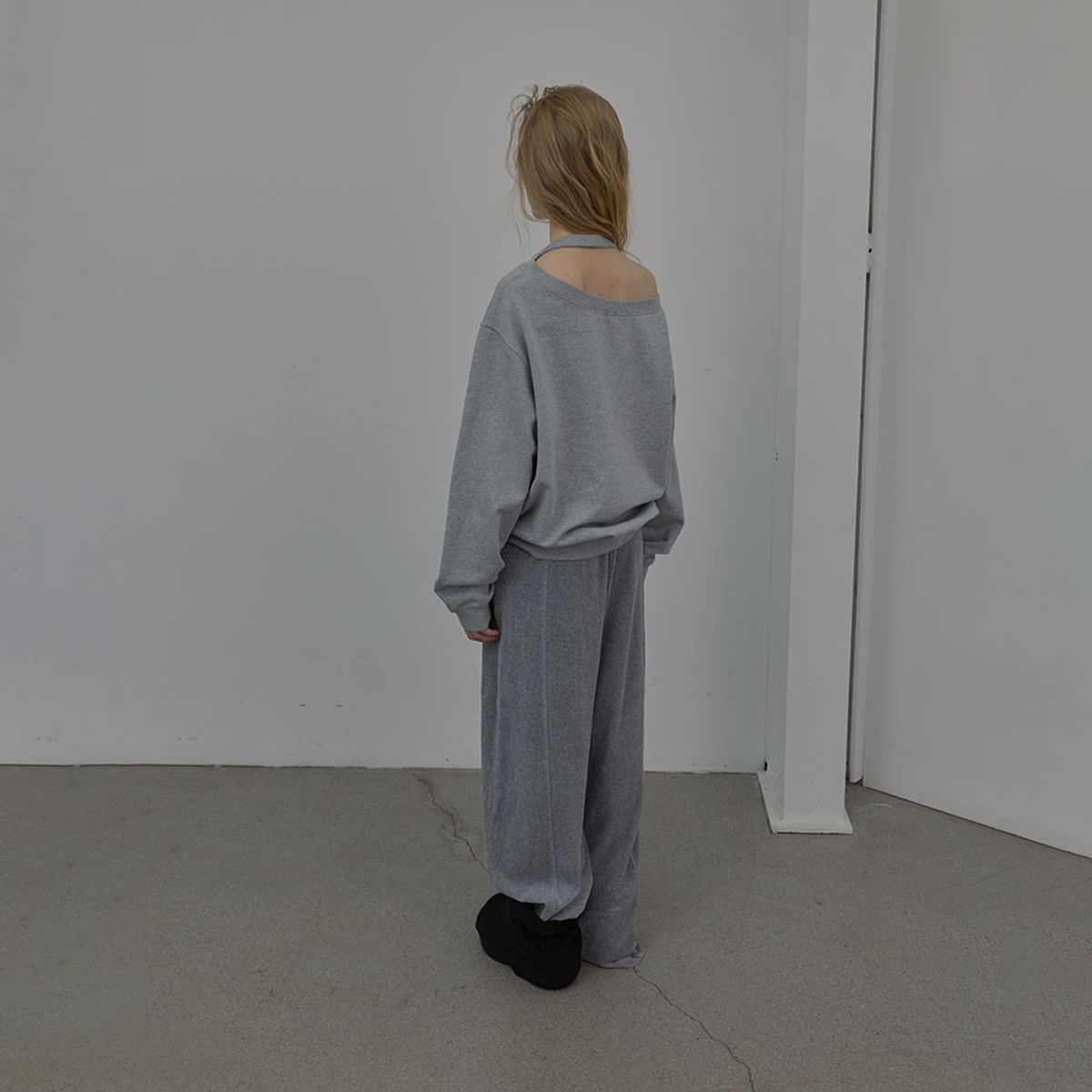 엘씨디씨티엠(LCDC™) HALTERNECK SWEATSHIRT (MELANGE GREY)