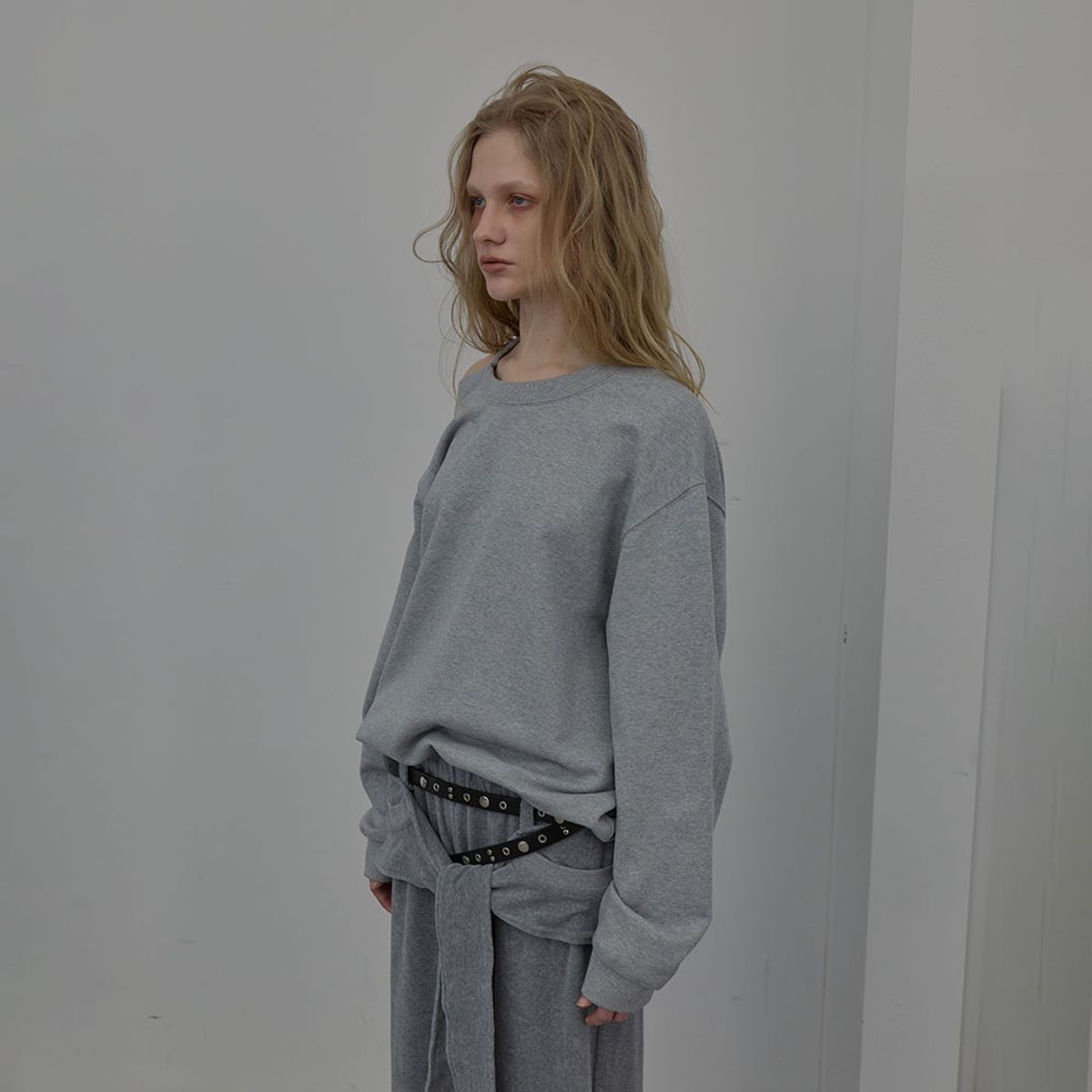 엘씨디씨티엠(LCDC™) HALTERNECK SWEATSHIRT (MELANGE GREY)