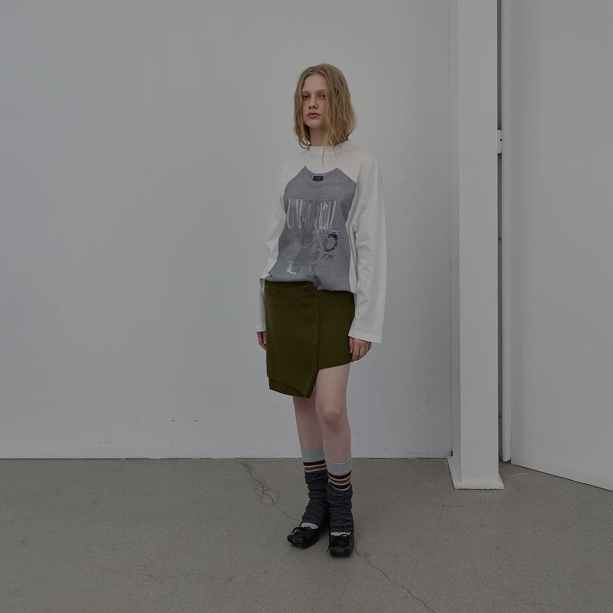 엘씨디씨티엠(LCDC™) TEE ON TEE GRAPHIC T-SHIRT (WHITE)