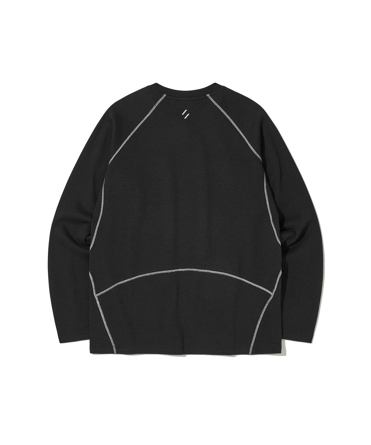 웰터 익스페리먼트(WELTER EXPERIMENT) PONTEX LONG SLEEVES T-SHIRT_BLACK