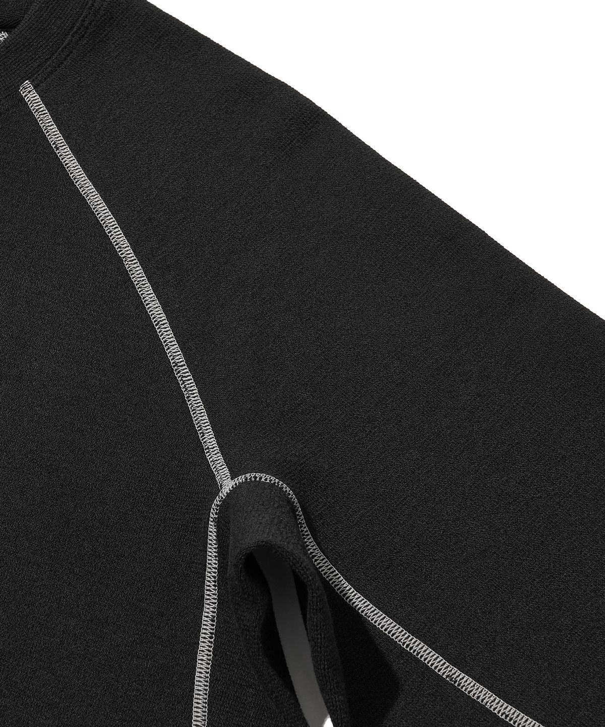웰터 익스페리먼트(WELTER EXPERIMENT) PONTEX LONG SLEEVES T-SHIRT_BLACK