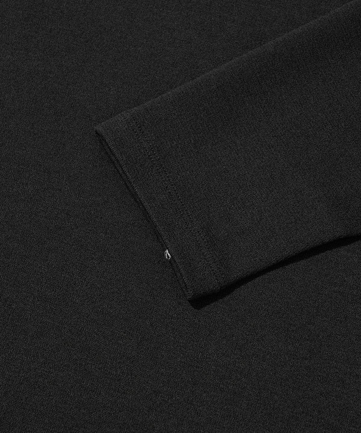 웰터 익스페리먼트(WELTER EXPERIMENT) PONTEX LONG SLEEVES T-SHIRT_BLACK