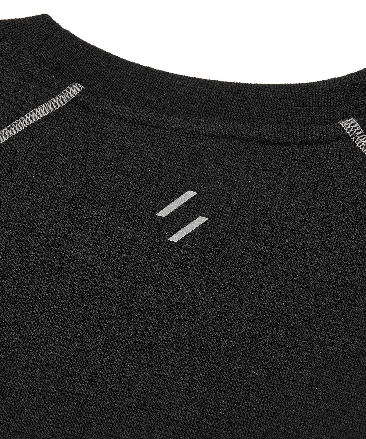 웰터 익스페리먼트(WELTER EXPERIMENT) PONTEX LONG SLEEVES T-SHIRT_BLACK