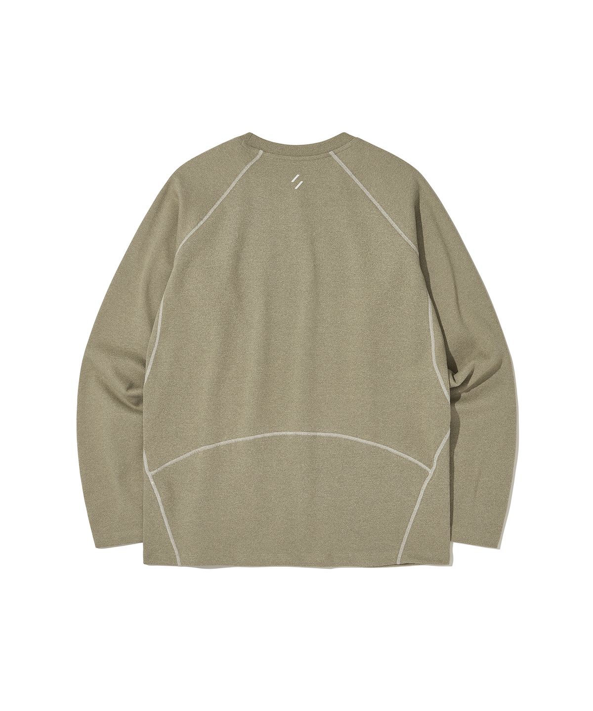 웰터 익스페리먼트(WELTER EXPERIMENT) PONTEX LONG SLEEVES T-SHIRT_OLIVE