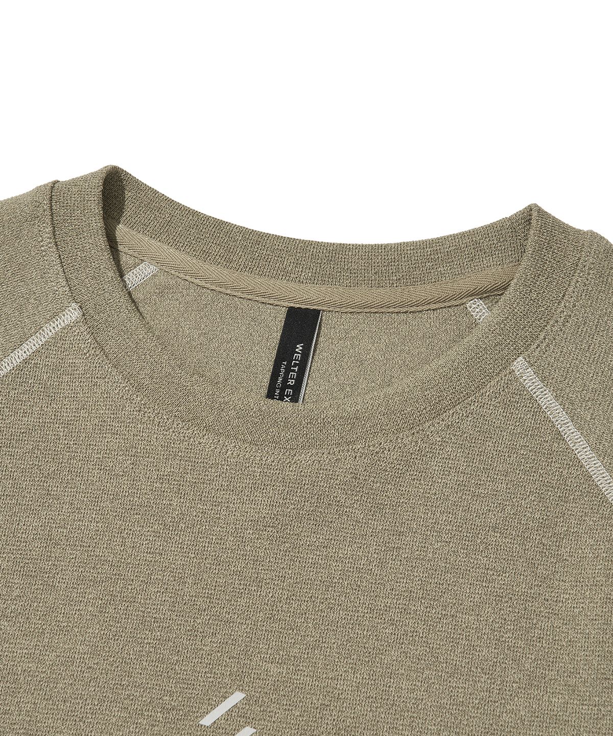 웰터 익스페리먼트(WELTER EXPERIMENT) PONTEX LONG SLEEVES T-SHIRT_OLIVE