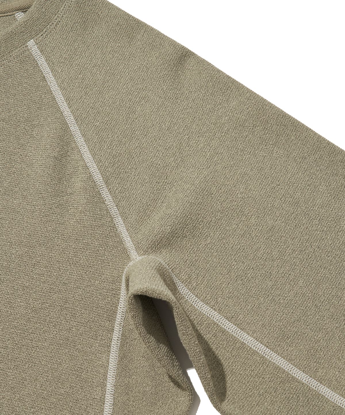 웰터 익스페리먼트(WELTER EXPERIMENT) PONTEX LONG SLEEVES T-SHIRT_OLIVE