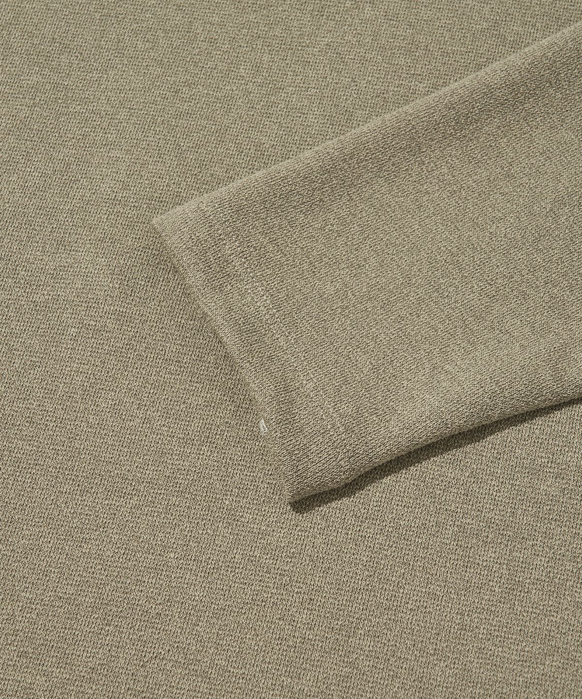 웰터 익스페리먼트(WELTER EXPERIMENT) PONTEX LONG SLEEVES T-SHIRT_OLIVE