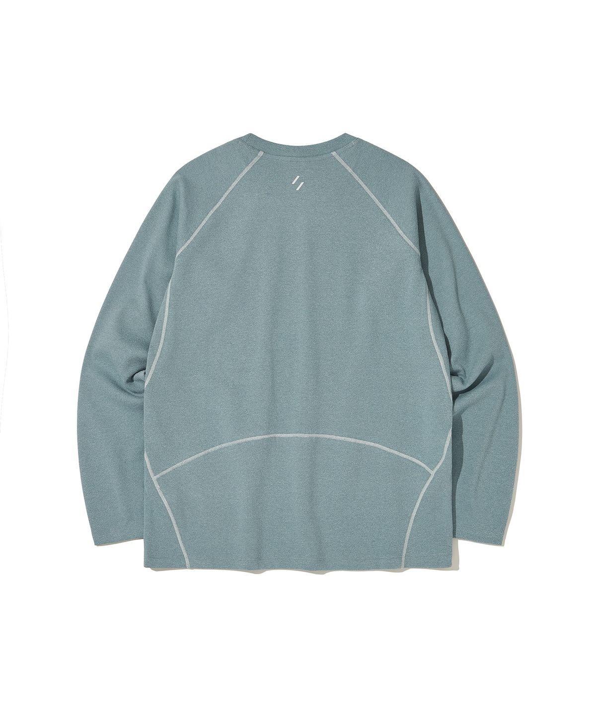 웰터 익스페리먼트(WELTER EXPERIMENT) PONTEX LONG SLEEVES T-SHIRT_BLUE