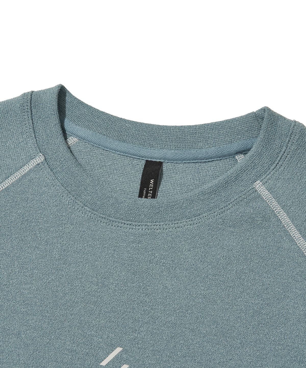 웰터 익스페리먼트(WELTER EXPERIMENT) PONTEX LONG SLEEVES T-SHIRT_BLUE