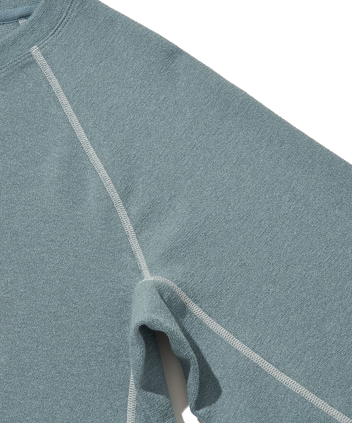 웰터 익스페리먼트(WELTER EXPERIMENT) PONTEX LONG SLEEVES T-SHIRT_BLUE