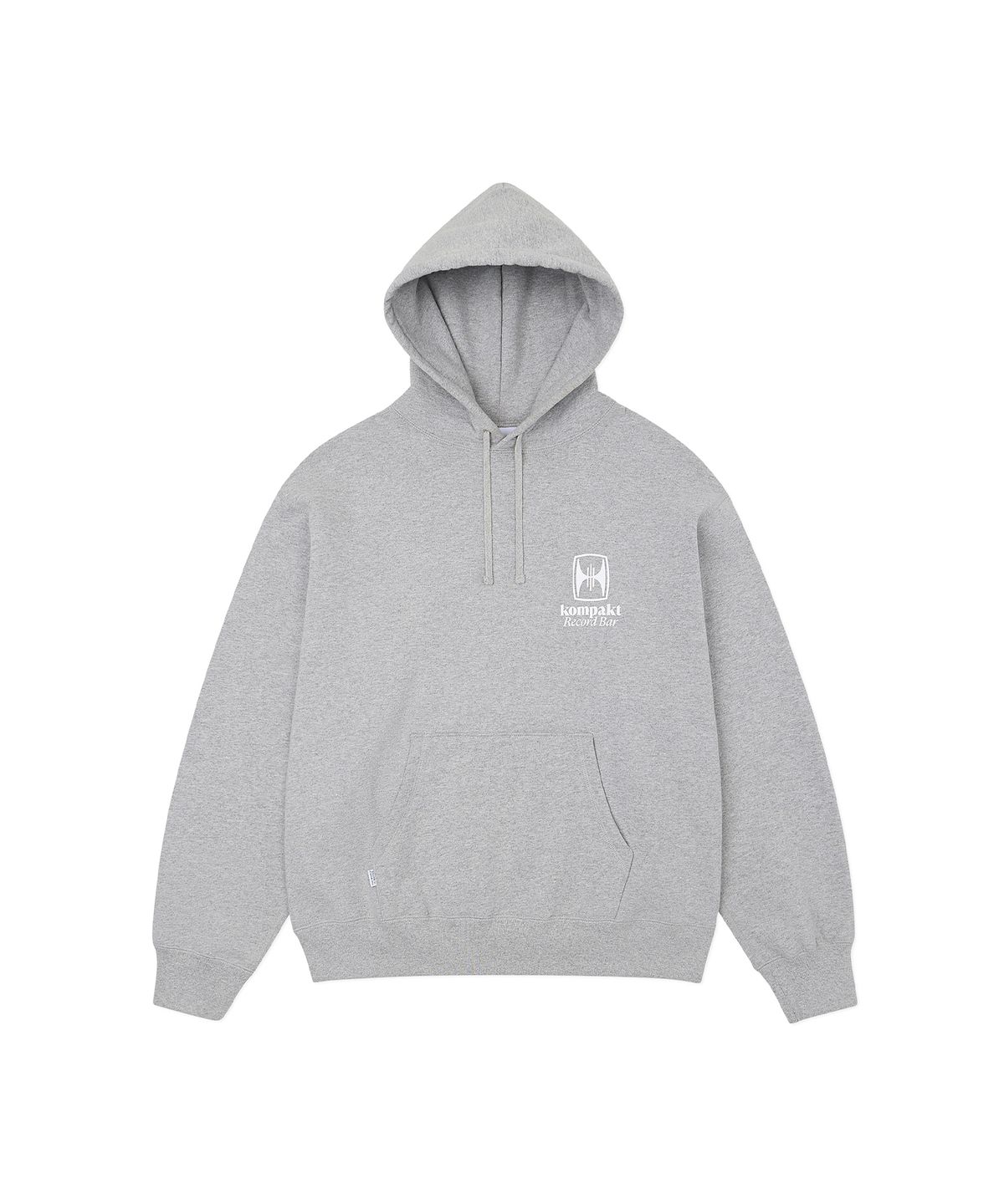 콤팩트 레코드 바(KOMPAKT RECORD BAR) KRB Big Logo Heavyweight Hoodie(400GSM) - Heather Grey