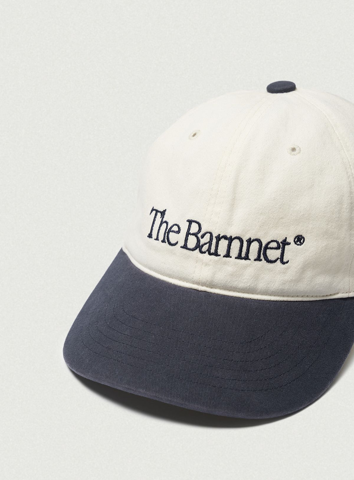 더바넷(THEBARNNET) Two-Tone Logo Ball Cap_Navy