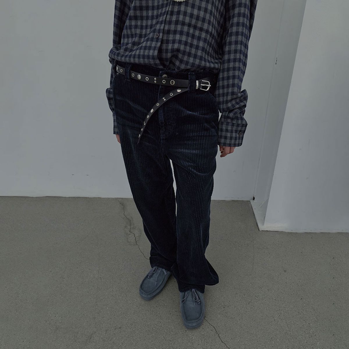 엘씨디씨티엠(LCDC™) WASHED CORDUROY PANTS (NAVY)