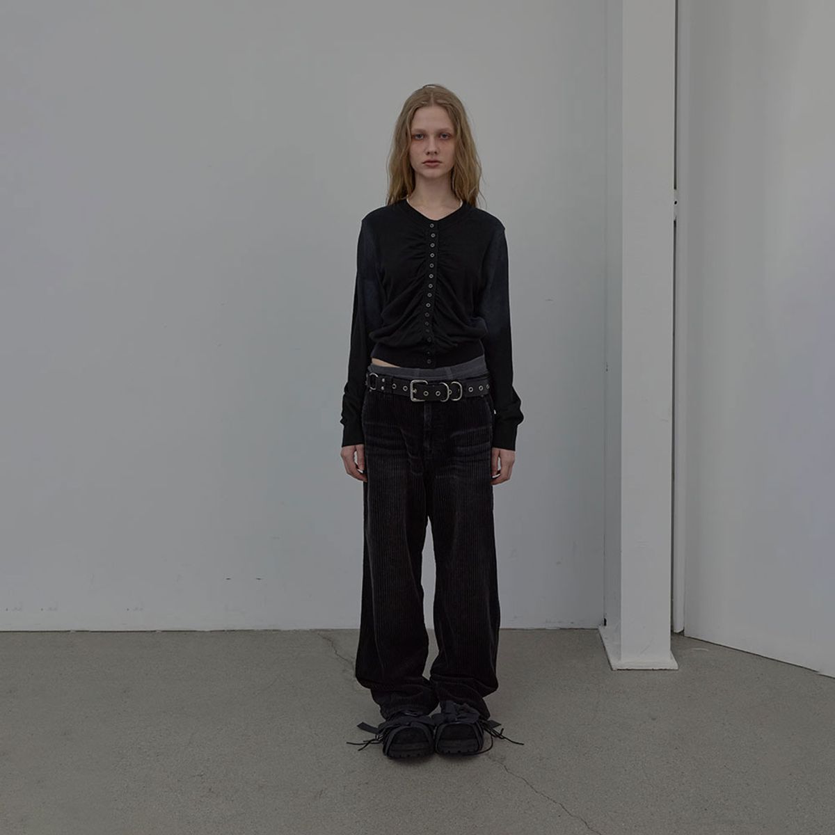 엘씨디씨티엠(LCDC™) WASHED CORDUROY PANTS (DARK GREY)
