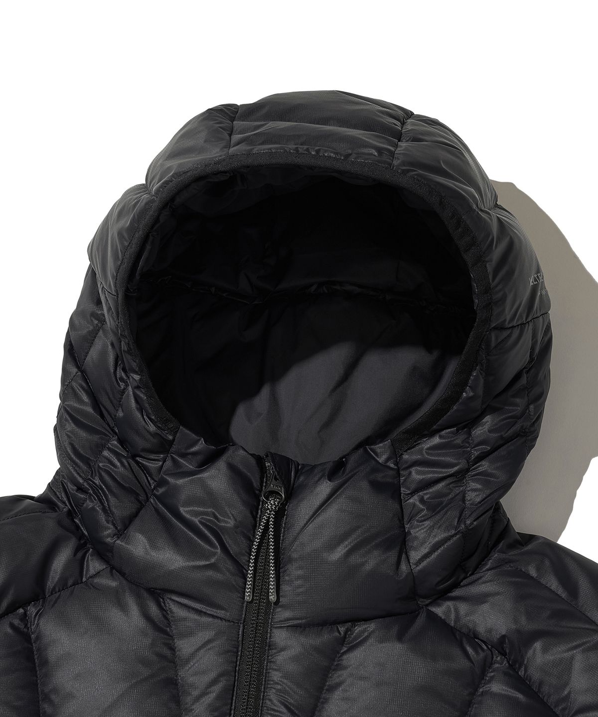 웰터 익스페리먼트(WELTER EXPERIMENT) AIRQUILT MIDWEIGHT PERTEX DOWN JACKET_BLACK