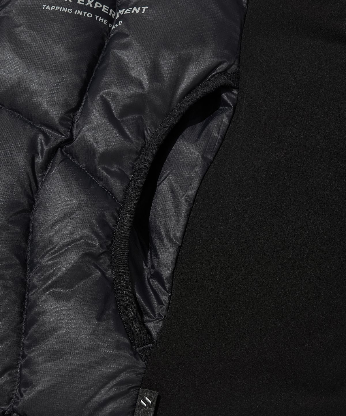 웰터 익스페리먼트(WELTER EXPERIMENT) AIRQUILT MIDWEIGHT PERTEX DOWN JACKET_BLACK