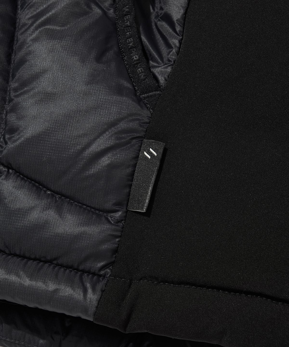 웰터 익스페리먼트(WELTER EXPERIMENT) AIRQUILT MIDWEIGHT PERTEX DOWN JACKET_BLACK