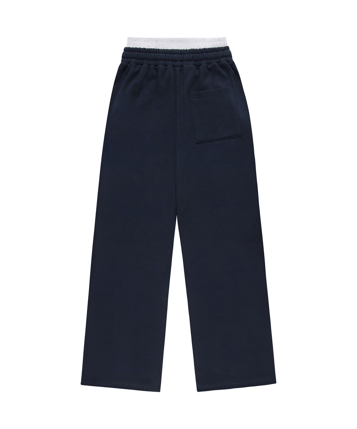 이와이이알(EYEER) Script Logo Layerd Sweatpants - Navy
