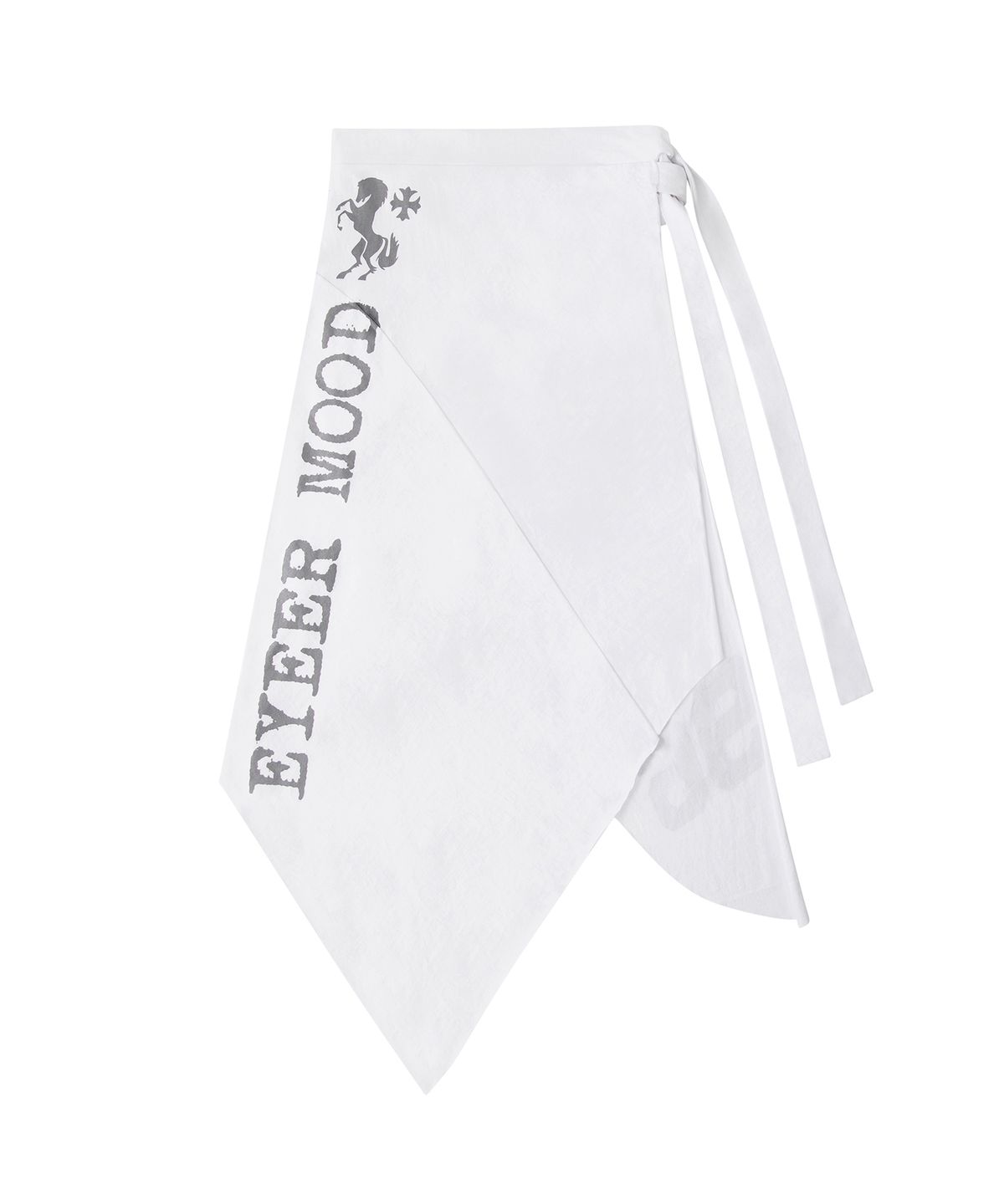 이와이이알(EYEER) Incision Wrap Long Skirt - White
