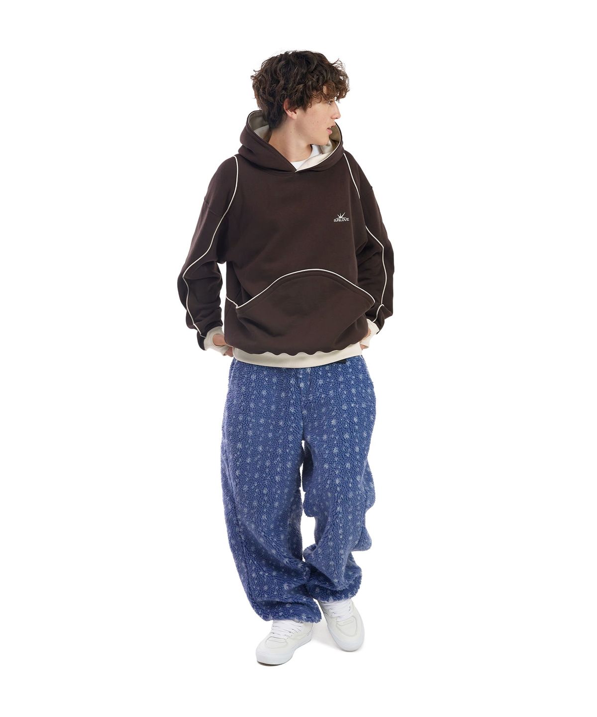썬러브투어(SUNLOVETOUR) Kumo Sherpa Fleece Pants Heather Charcoal