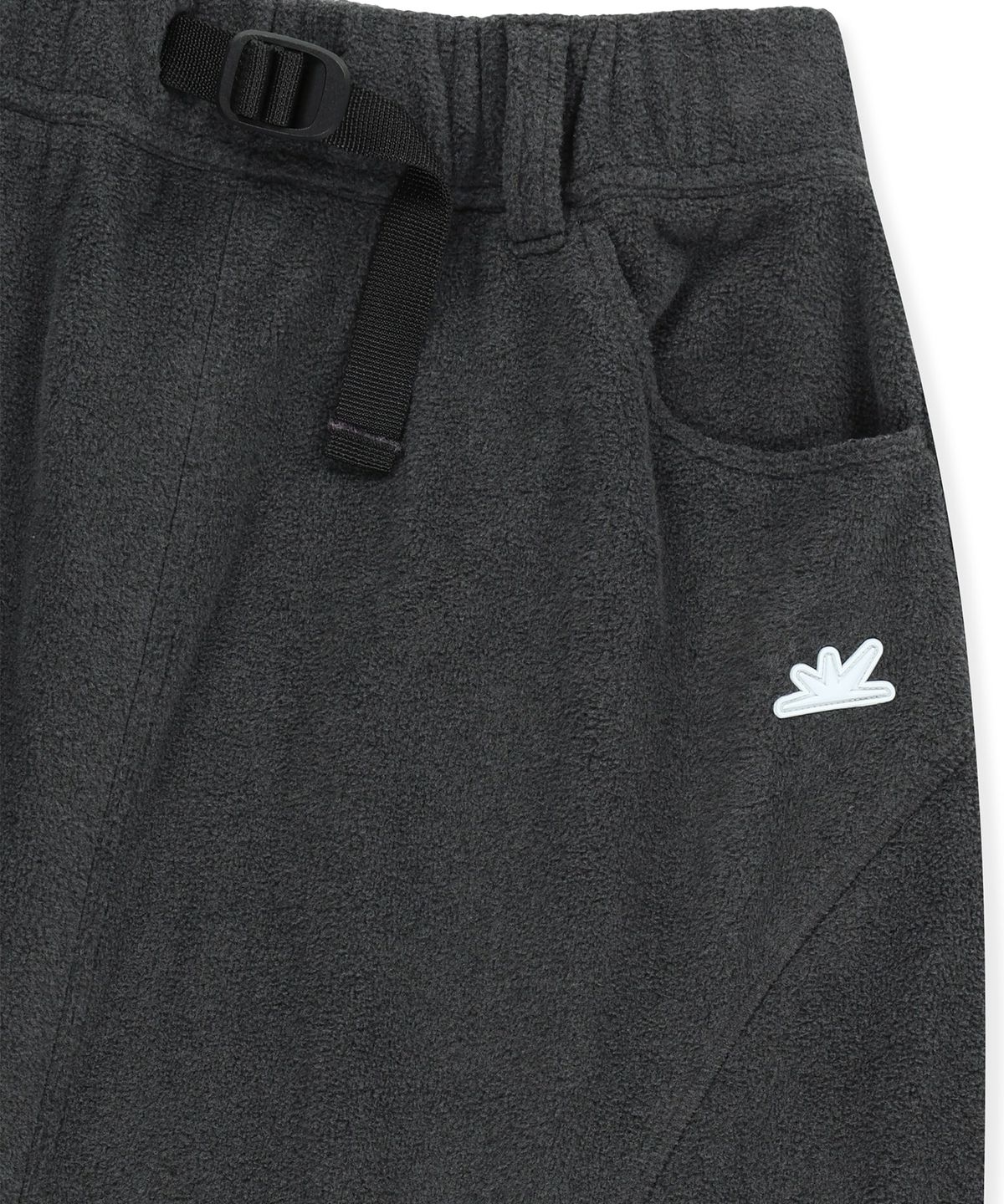 썬러브(SUNLOVE) Fleece Long Skirt Charcoal