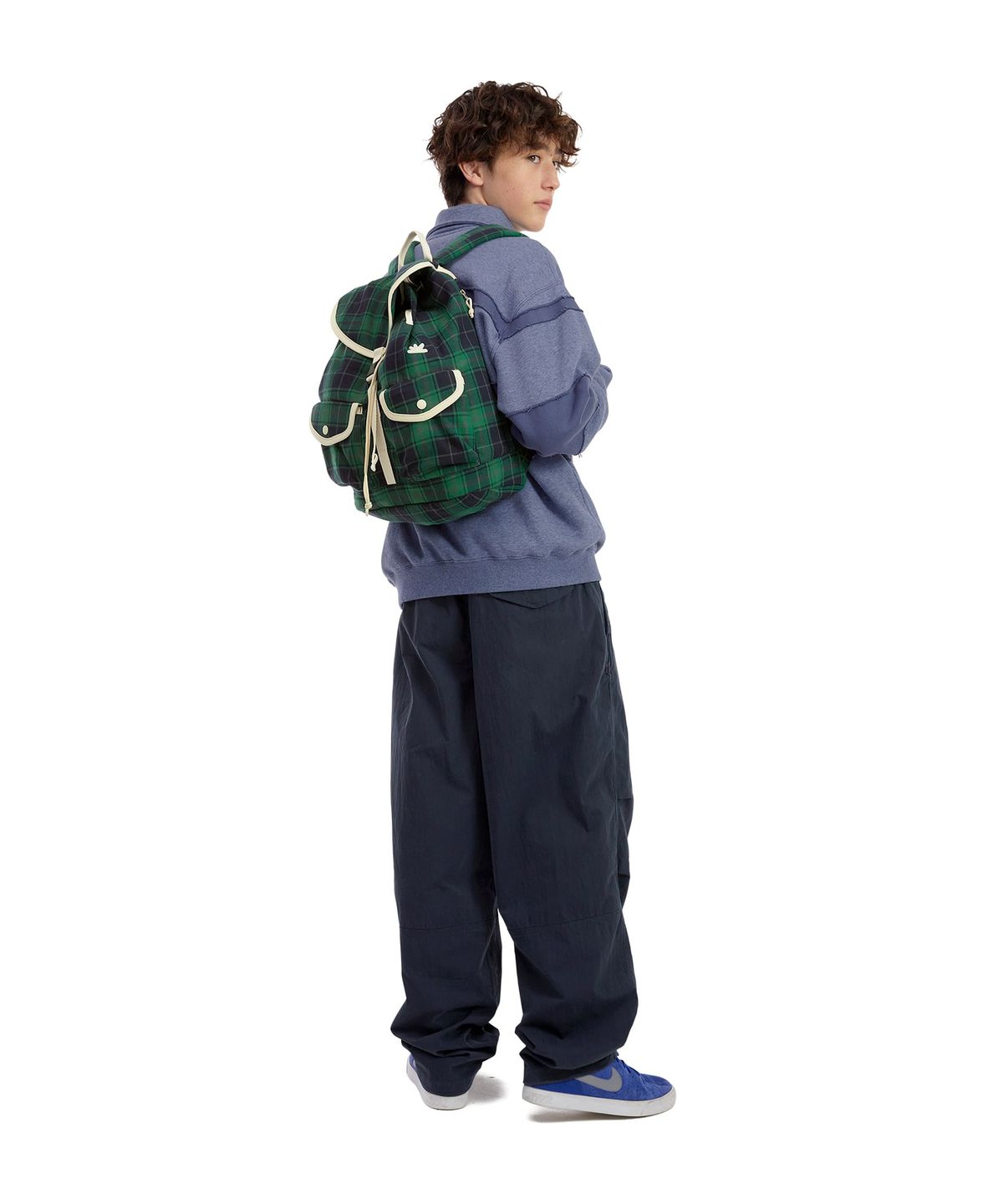 썬러브(SUNLOVE) Flannel Explorer Daypack Green