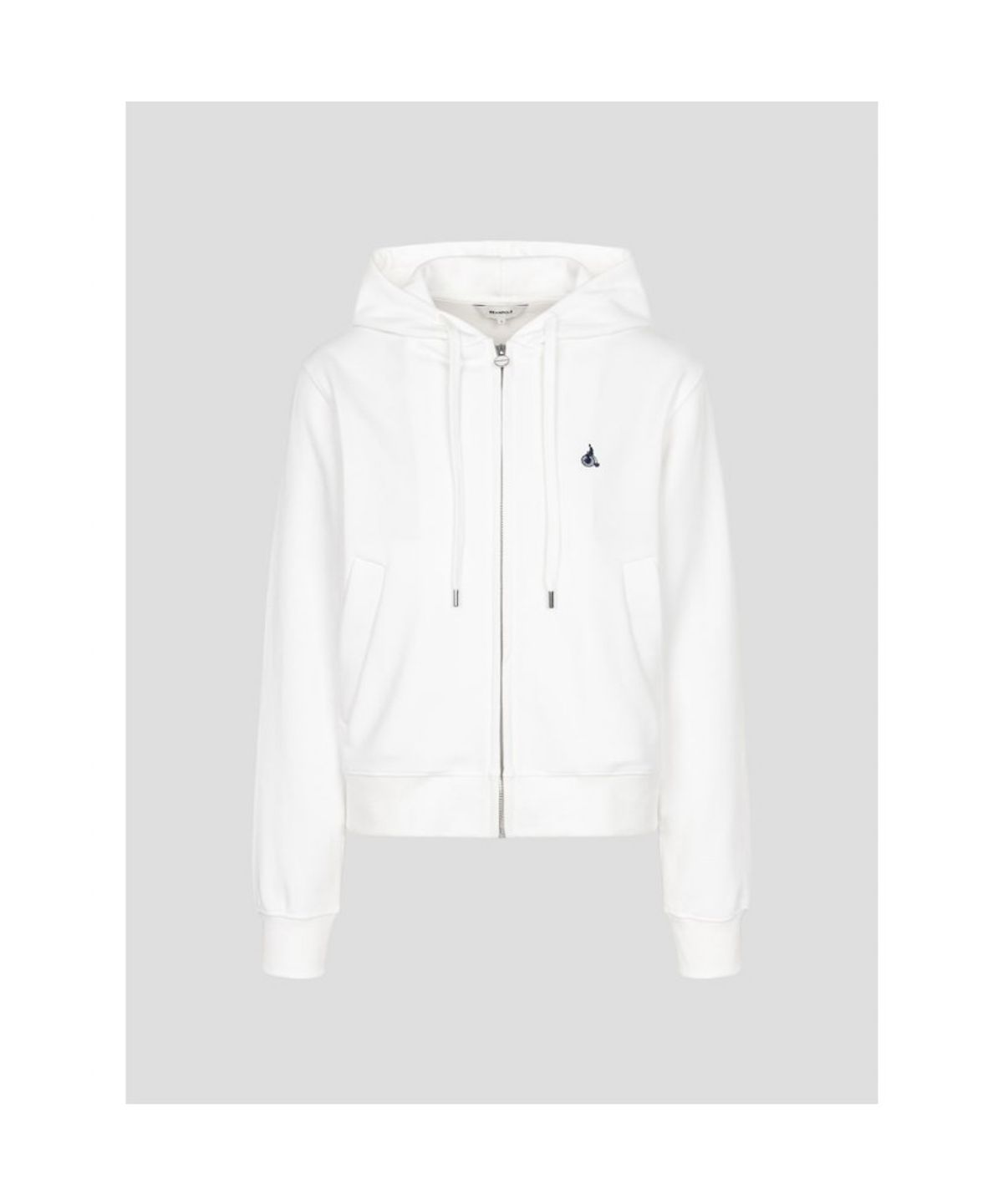 빈폴 레이디스(BEANPOLE LADIES) 면 혼방 후드 집업  아이보리 (BF5841C030)