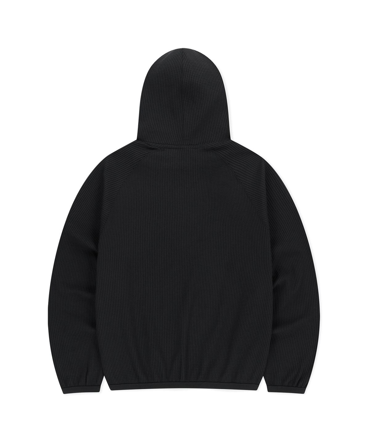 썬러브(SUNLOVE) Aero Waffle Hoodie Black