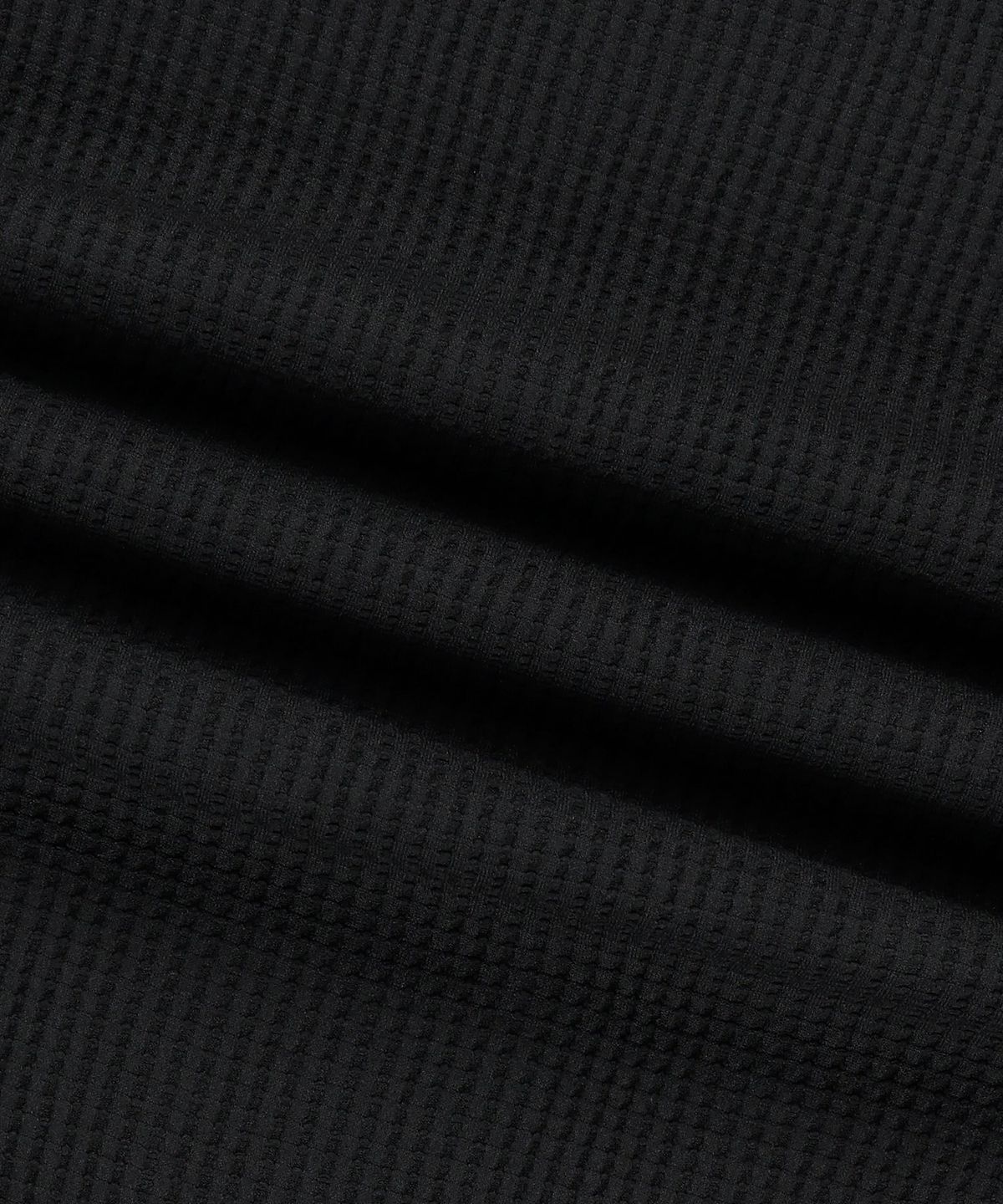 썬러브(SUNLOVE) Aero Waffle Hoodie Black