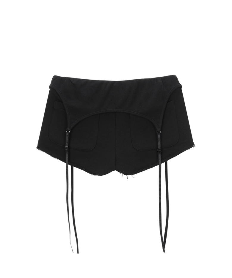 MUSINSA公式 | 41PRAY Layered Shorts / Black