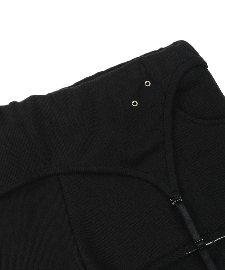 MUSINSA公式 | 41PRAY Layered Shorts / Black