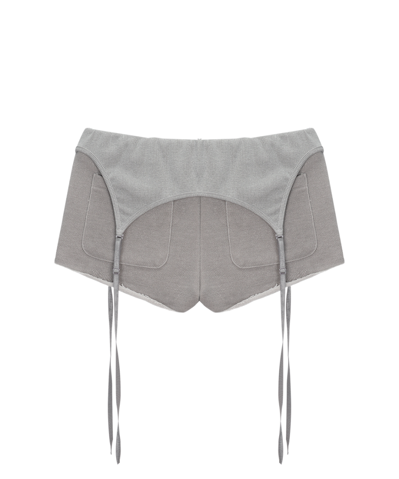 MUSINSA公式 | 41PRAY Layered Shorts / Grey