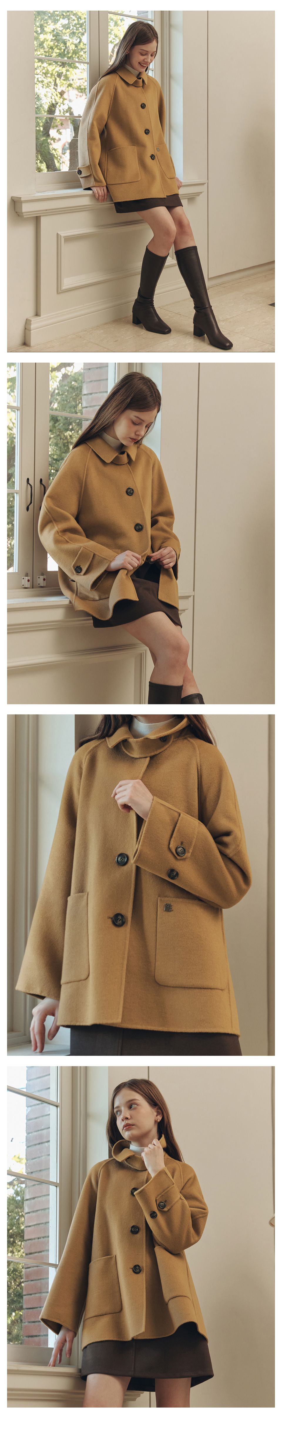 ジャケット・アウター handmade wool middle coat Handmade wool-blend jacket - Dark grey - Ladies | H&M