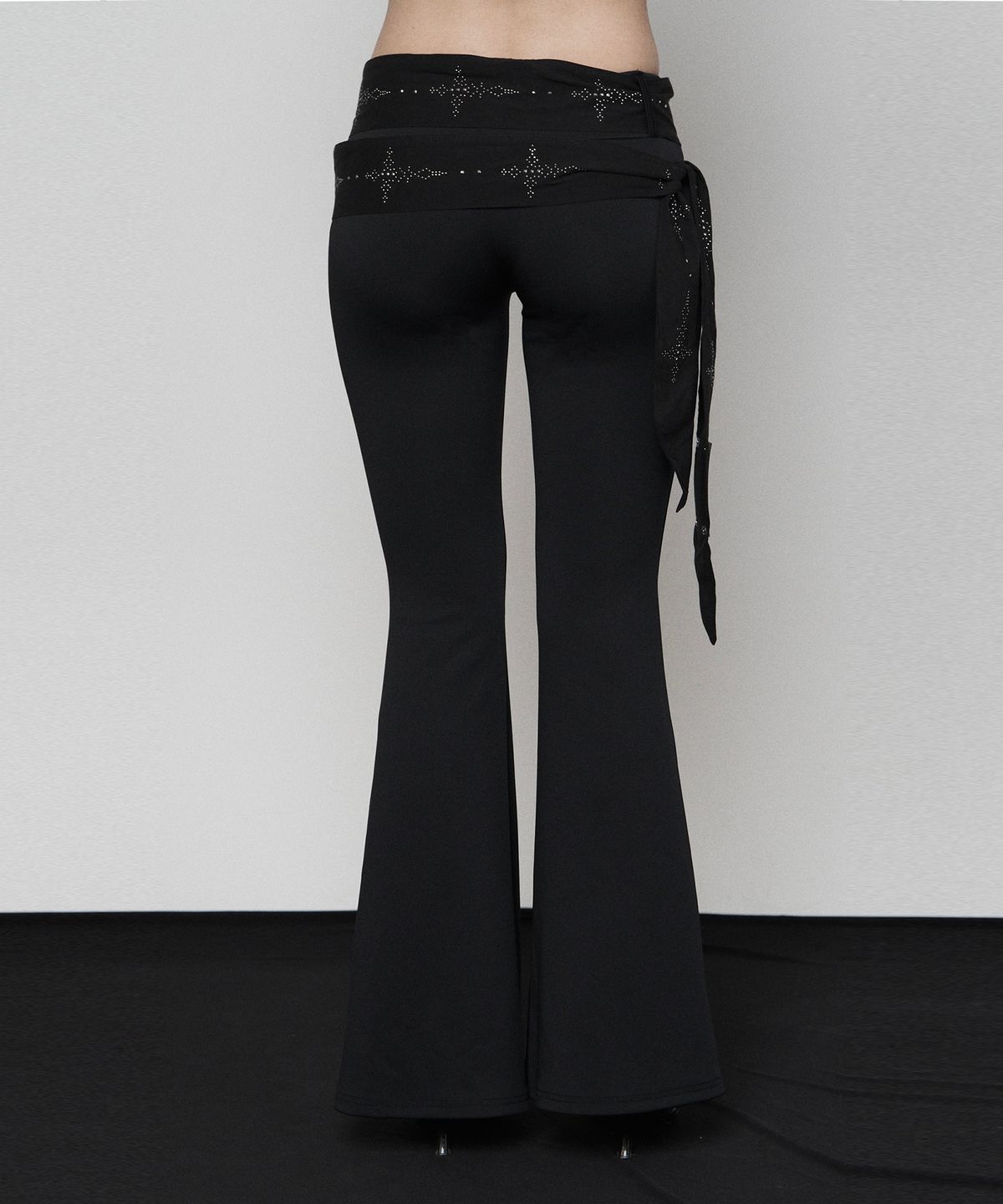 에트오소메(ETRE AU SOMMET) Western Long Belt Leggings Bootcut Pants