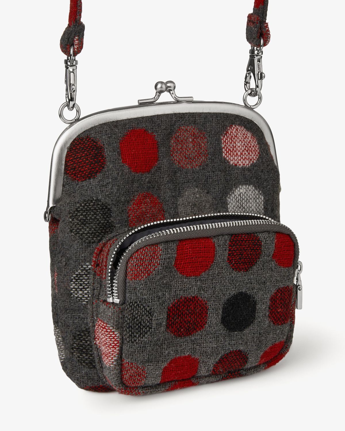 에이이에이이(AEAE) MINI POCKET 2WAY BAG [DOT CHARCOAL]