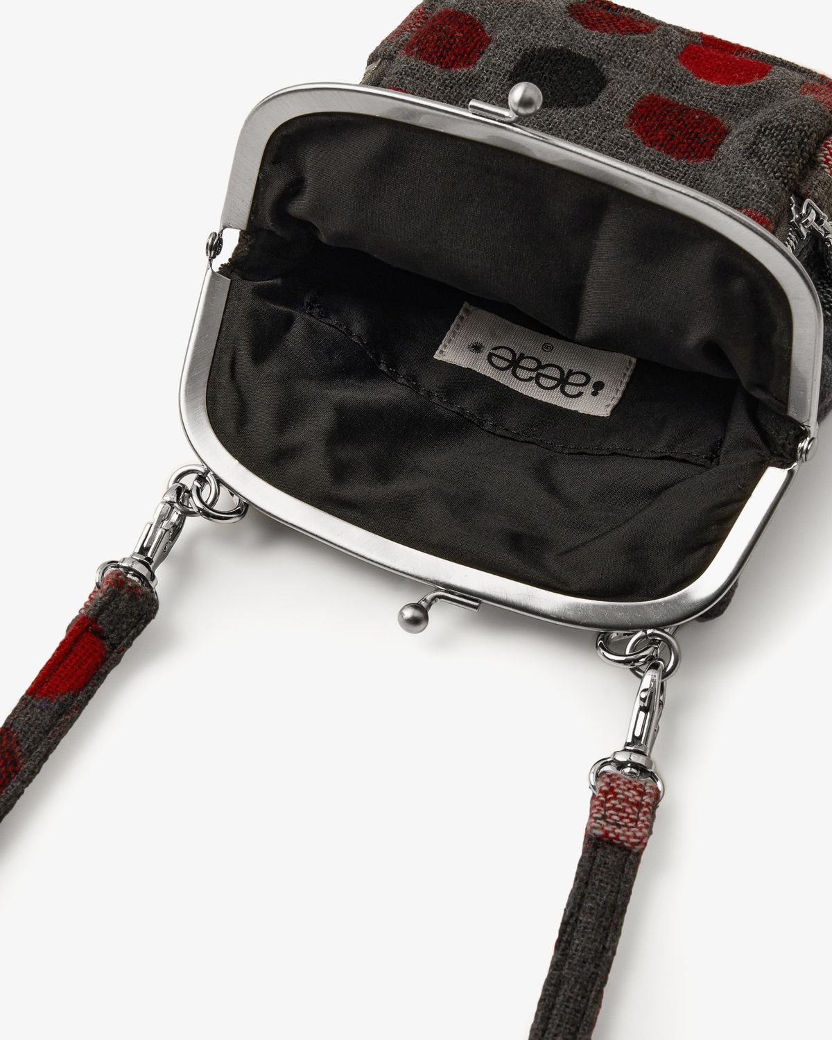 에이이에이이(AEAE) MINI POCKET 2WAY BAG [DOT CHARCOAL]
