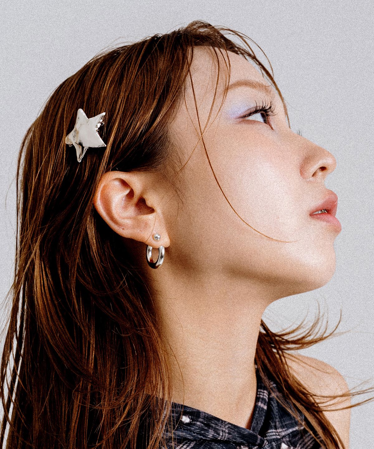 스칼렛또(SCALETTO) UR014 Heart / Star Textured Hairpin Set