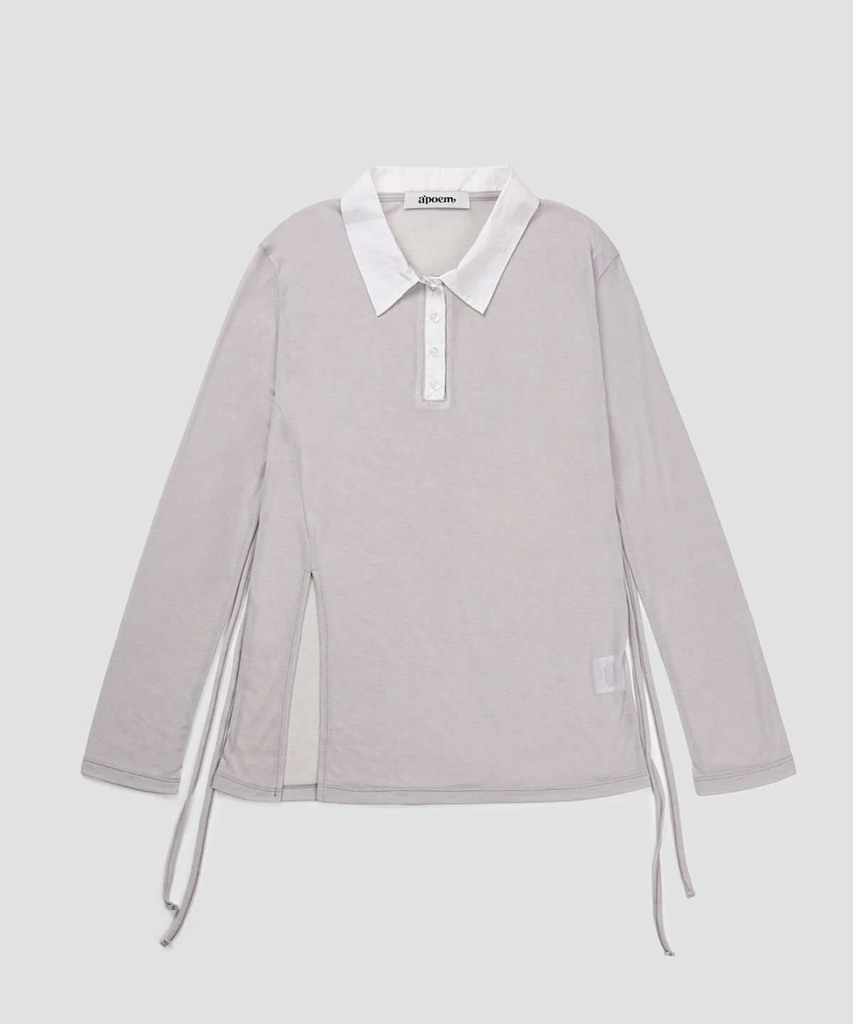 아포엠(APOEM) MATTE COLLAR LONG SLEEVE (2C)