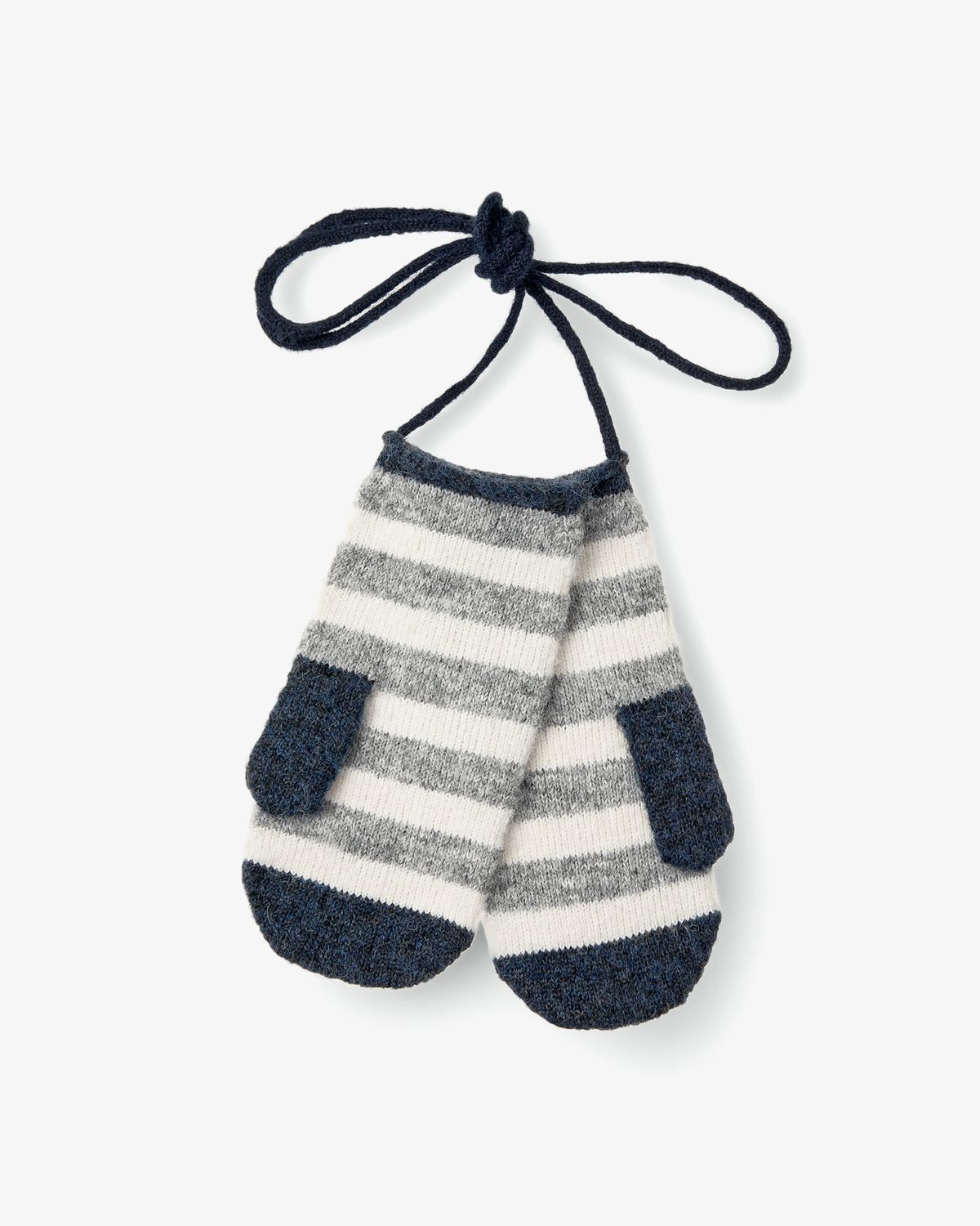 에이이에이이(AEAE) STRIPE MITTEN GLOVES [GREY]