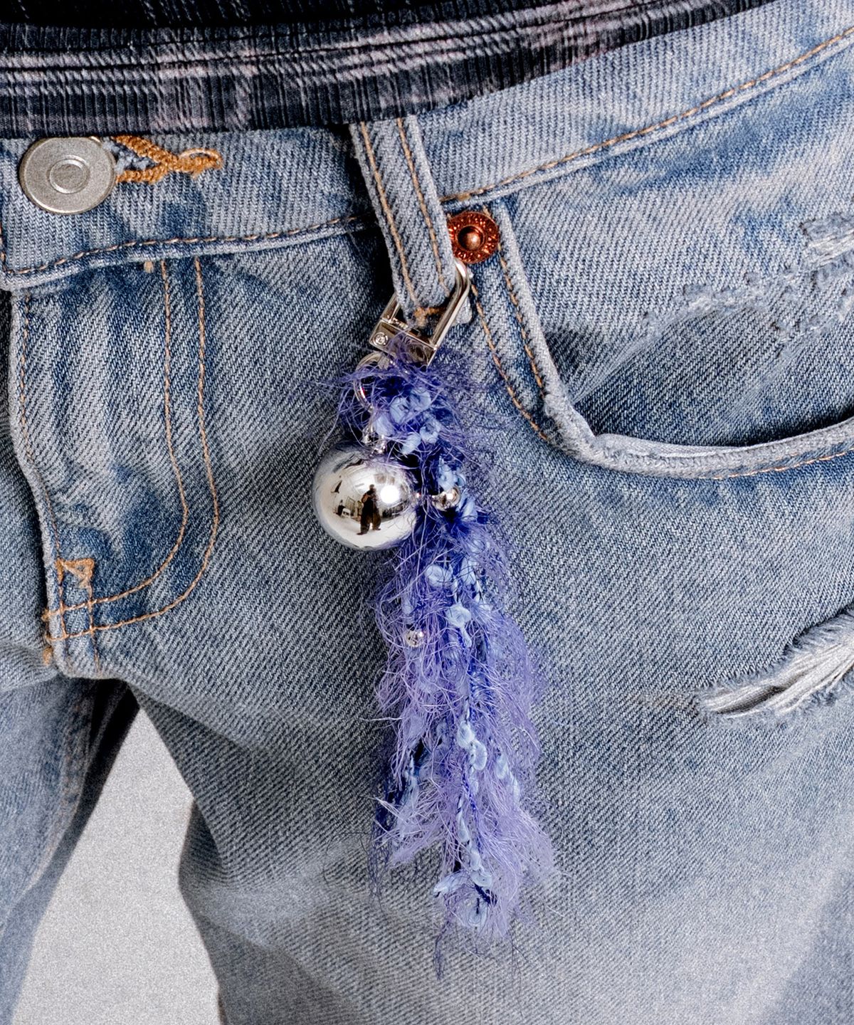 스칼렛또(SCALETTO) UR015 Art Yarn Ball Keyring