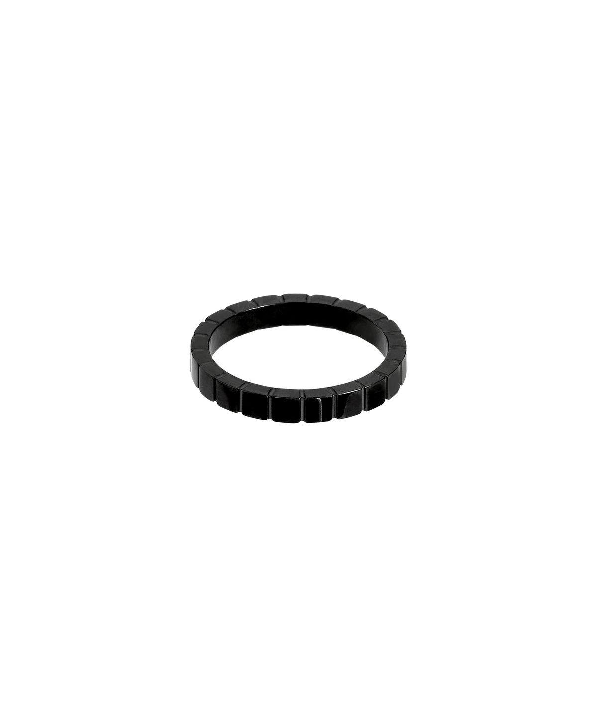 스칼렛또블랙(SCALETTOBLACK) URM003 Black Cube Ring