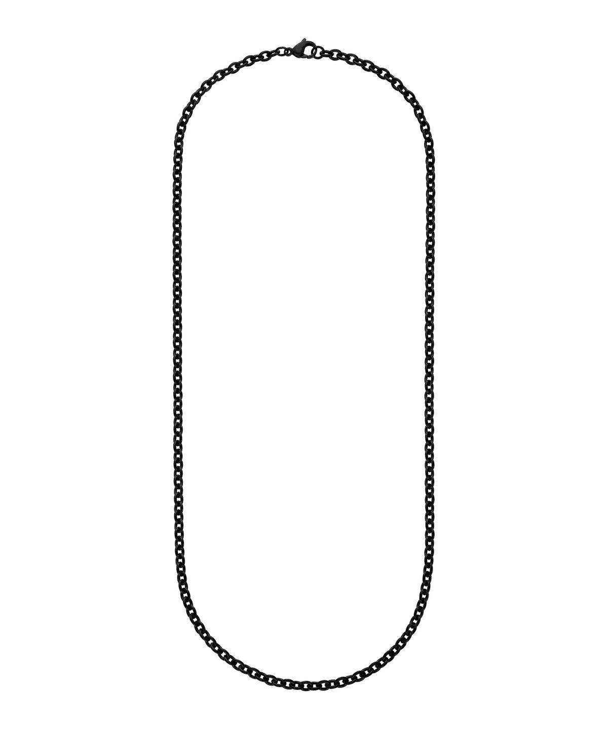 스칼렛또블랙(SCALETTOBLACK) URM007 Black Round Chain Necklace