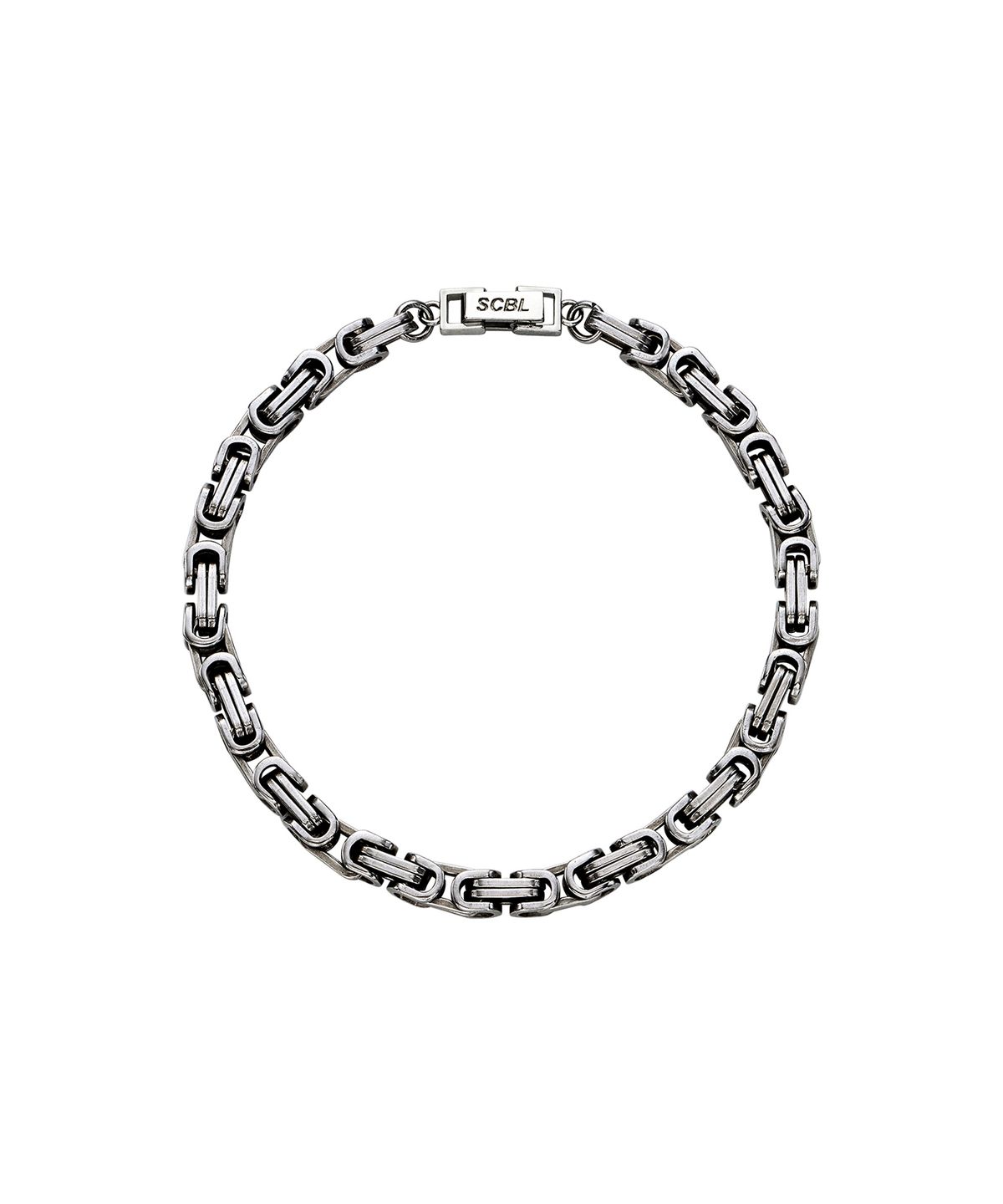 스칼렛또블랙(SCALETTOBLACK) URM011 Vintage Rough Chain Bracelet #