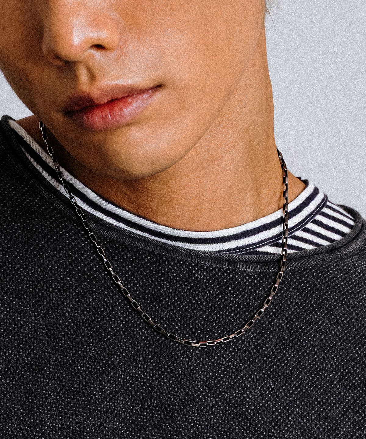 스칼렛또블랙(SCALETTOBLACK) URM010 Clip Chain Necklace