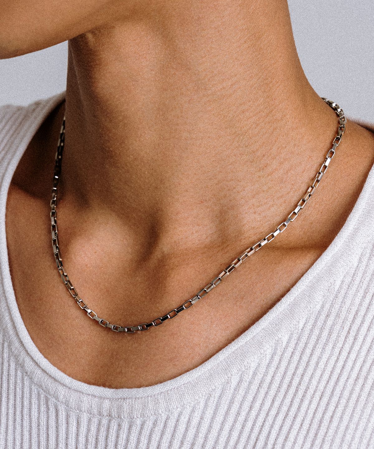 스칼렛또블랙(SCALETTOBLACK) URM010 Clip Chain Necklace