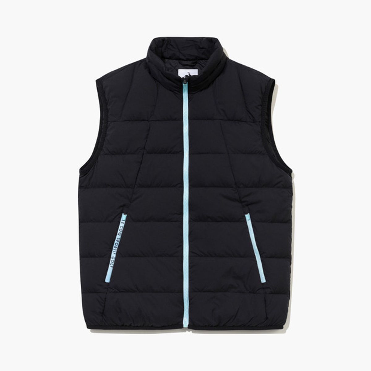르꼬끄 골프(LECOQ GOLF) 남성 경량 퀼팅 다운 베스트 _BLCK GQ421MWVO2