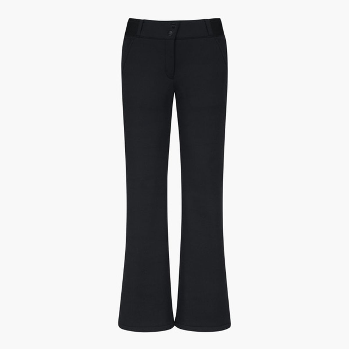 르꼬끄 골프(LECOQ GOLF) 여성 양옆밴드 본딩 부츠컷 팬츠 _BLCK GQ422LPTO1