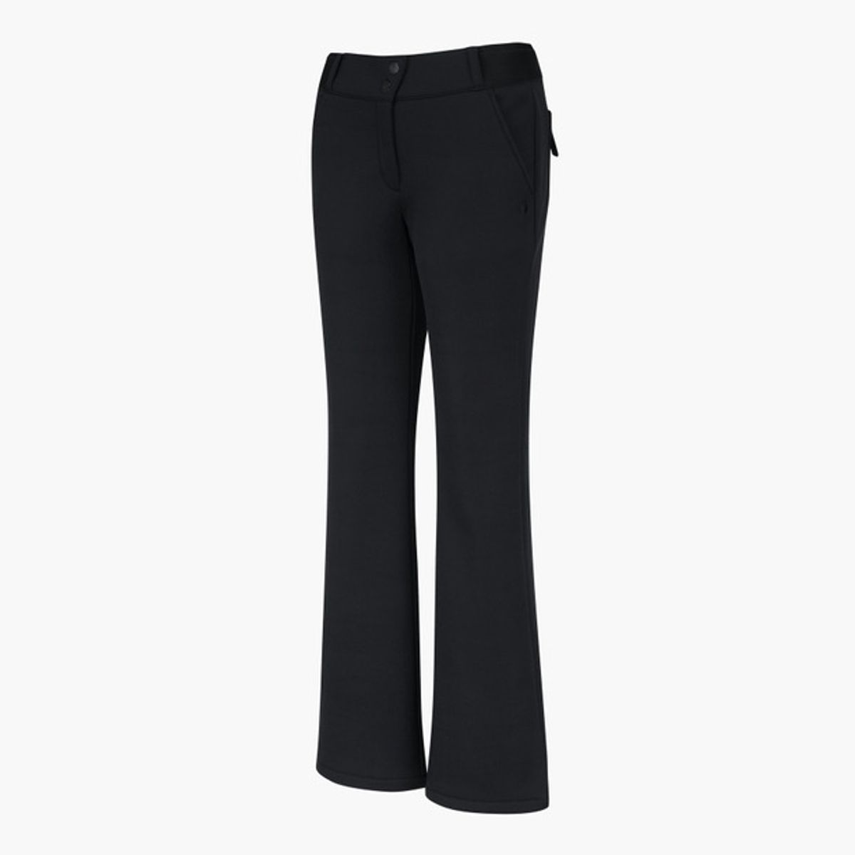 르꼬끄 골프(LECOQ GOLF) 여성 양옆밴드 본딩 부츠컷 팬츠 _BLCK GQ422LPTO1